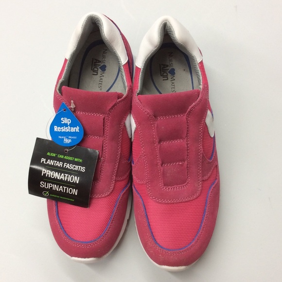Nurse Mates Align Pink Baylee Size 8 Medium NEW - Picture 2 of 9